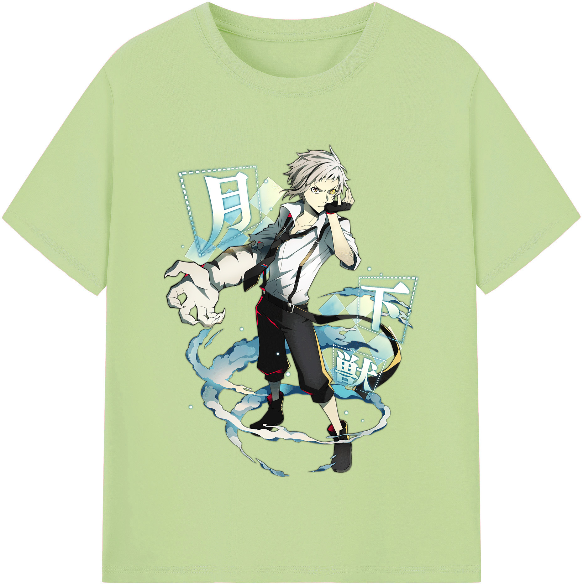 （画像用） 文豪ストレイドッグス Bungo Stray Dogs 綿100％半袖Tシャツ（フロントプリント）